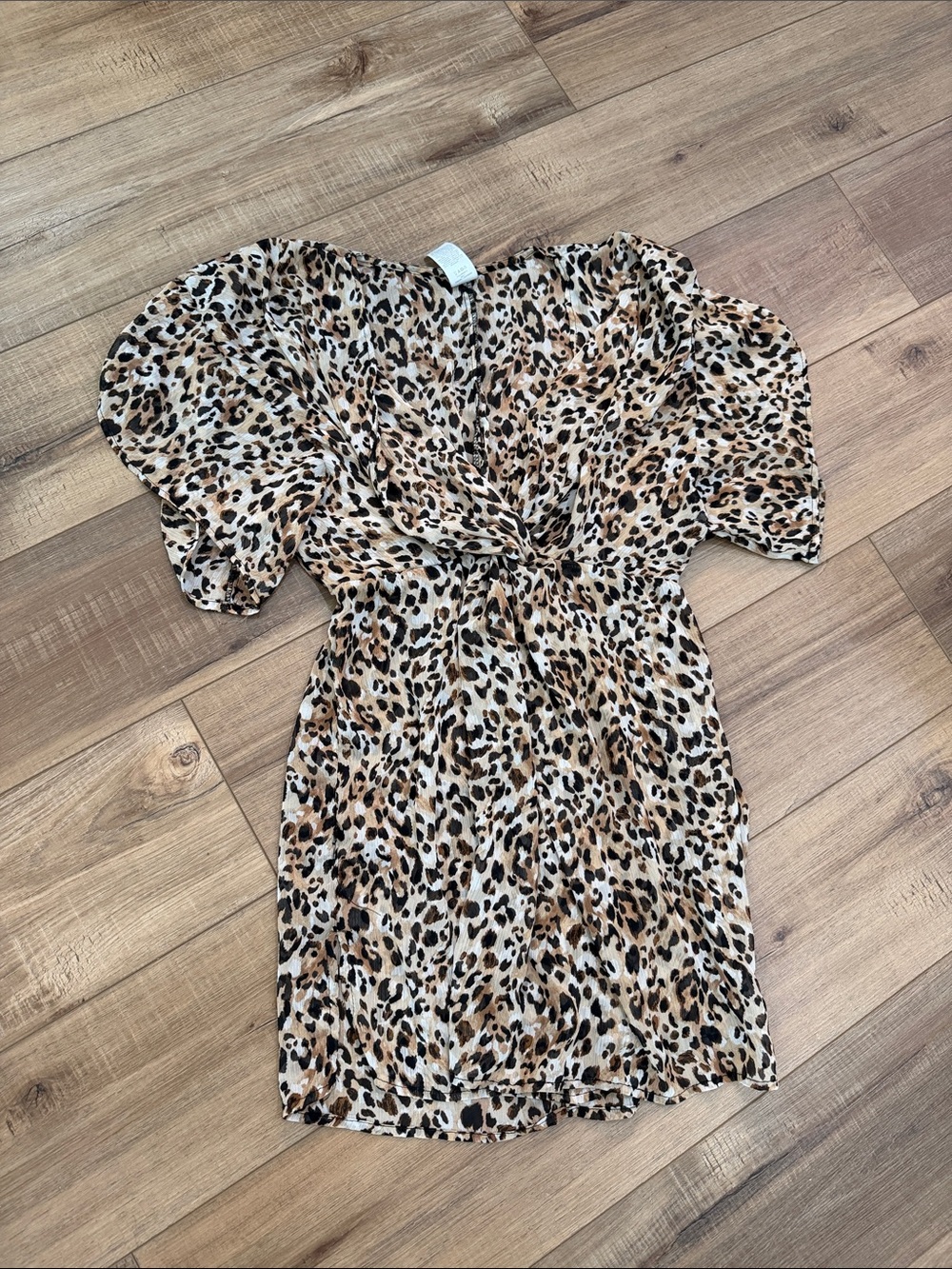 Leopard Print swim coverup